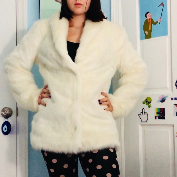 Jackets & Blazers - Marshmallow Fluff Faux Fur Coat